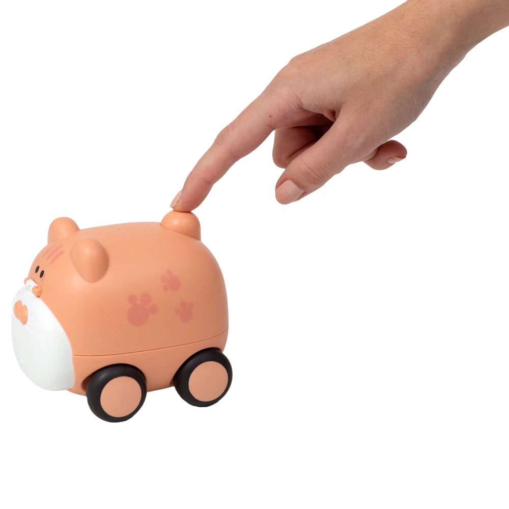 Carrinho Animal com Filhote Rosa