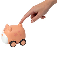 Carrinho Animal com Filhote Rosa