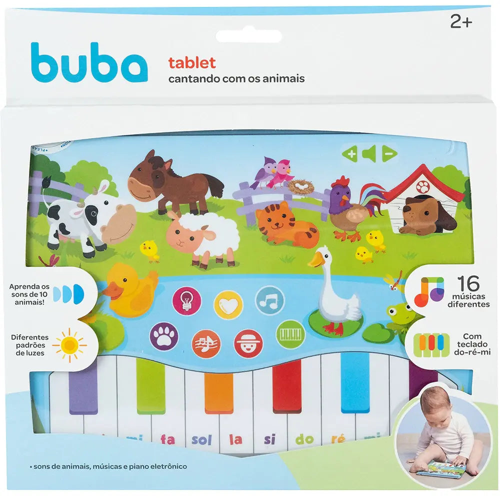 Tablet Musical Cantando com os Animais (12m+) - Buba