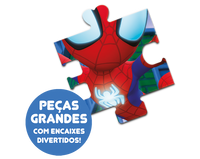 Quebra-Cabeça Grandinho Spidey & Homem de Ferro – 28 Peças | Toyster