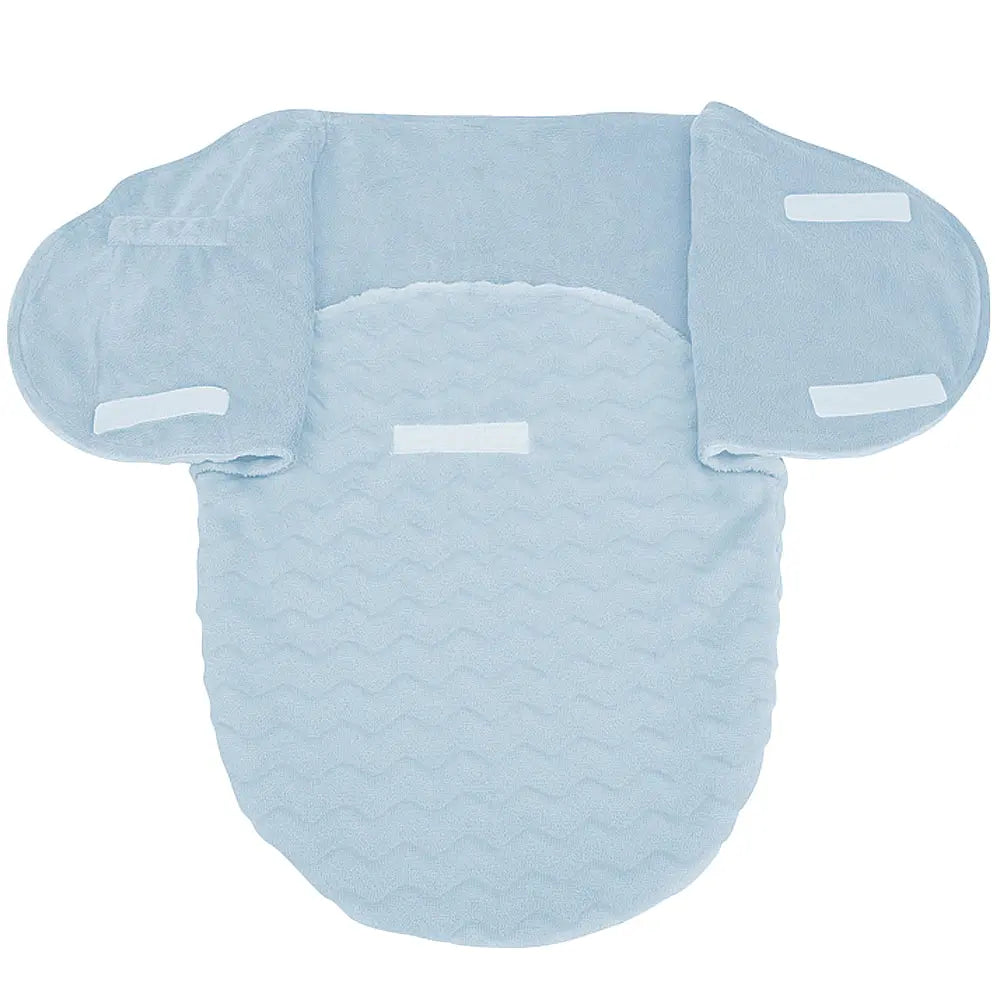 Cobertor de vestir para bebê Baby Super Soft Azul  - Buba