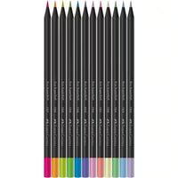 Lápis de Cor 12 Cores SuperSoft Neon + Pastel - Faber-Castell