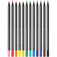 Lápis De Cor redondo Supersoft, 12 Cores - Faber Castell