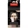 Lápis de cor redondo Supersoft, 12 Tons De Pele - Faber-Castell