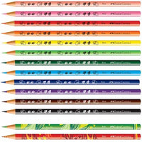 Lápis de cor 12 cores + 2 misturinhas Dinossauro - Faber-Castell