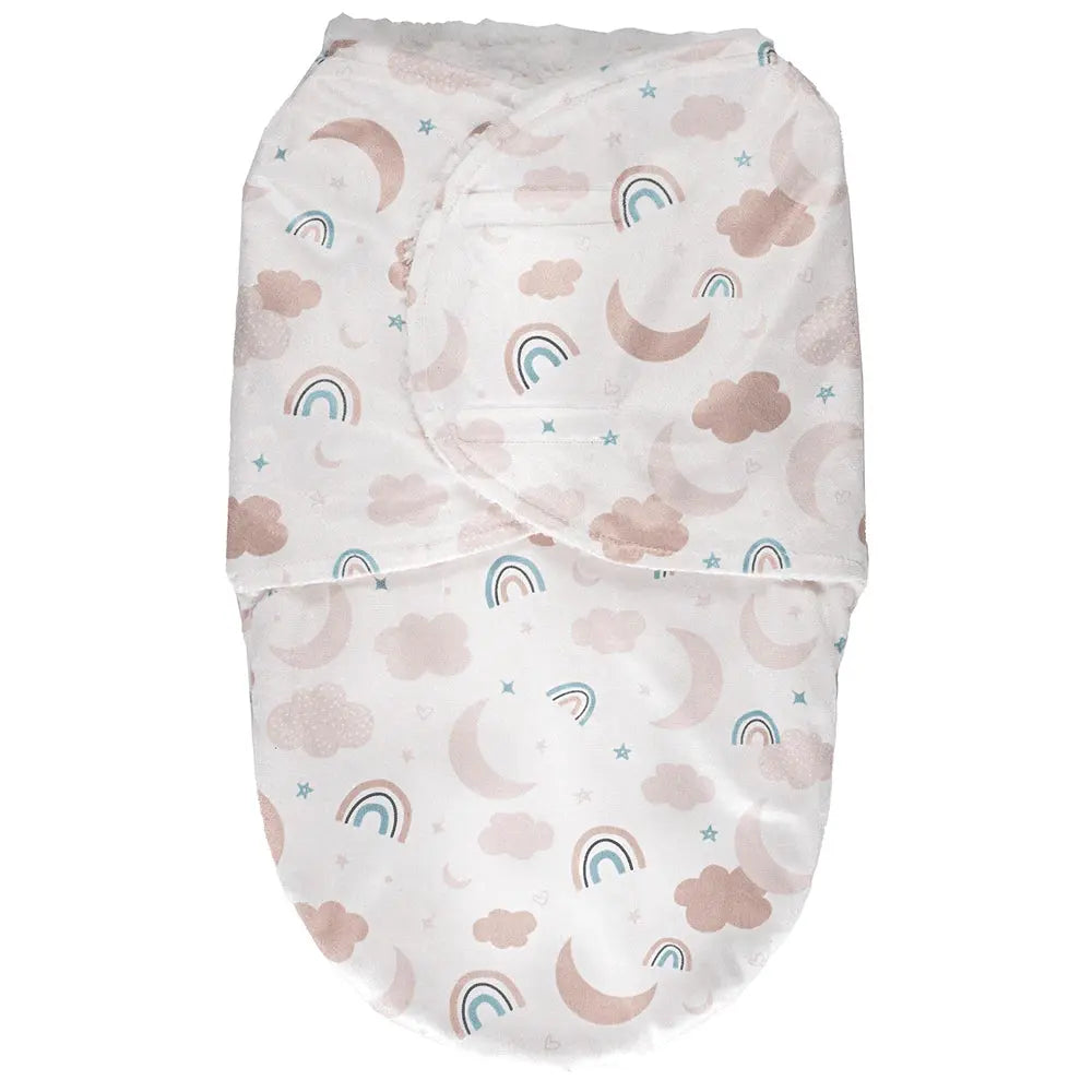 Cobertor de vestir para bebê Baby Super Soft Céu Rosa (0m+) - Buba