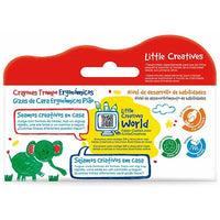 Giz de Cera Pião, Little Creatives, 4 Cores, Faber-Castell