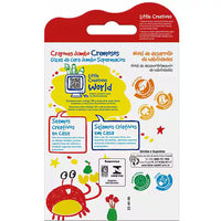 Giz de Cera Jumbo Supermacio, Little Creatives, 6 Cores, Faber-Castell