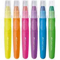 Giz de Cera Supermacio Jumbo Neon, Little Creatives, 6 Cores, Faber-Castell