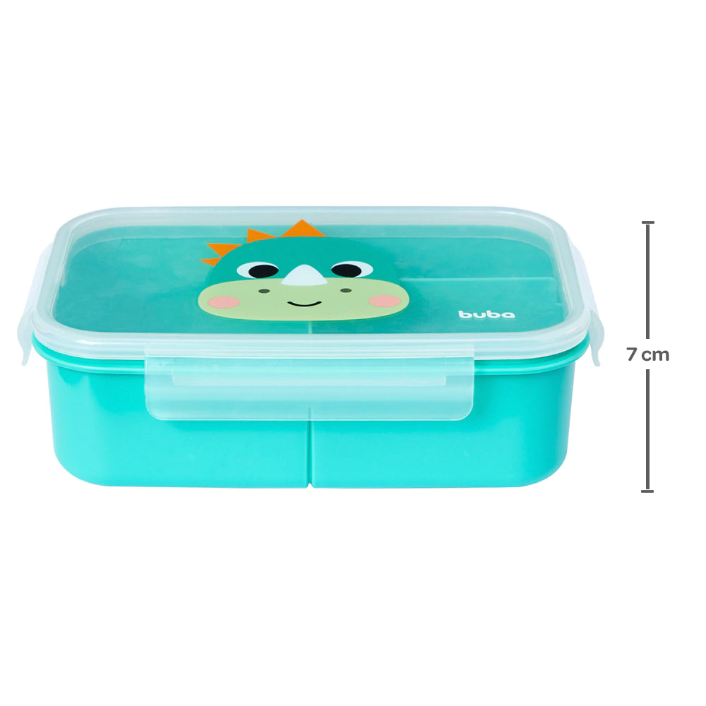 Pote Lunchbox Com Divisorias Buba Zoo Dino Potinho Marmita