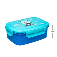 BENTO BOX INOX COM TRAVA E DIVISÓRIAS BUBAZOO PANDA MARMITA POTE