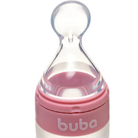Colher Dosadora com Tampa Rosa 90ml (6m+) - Buba