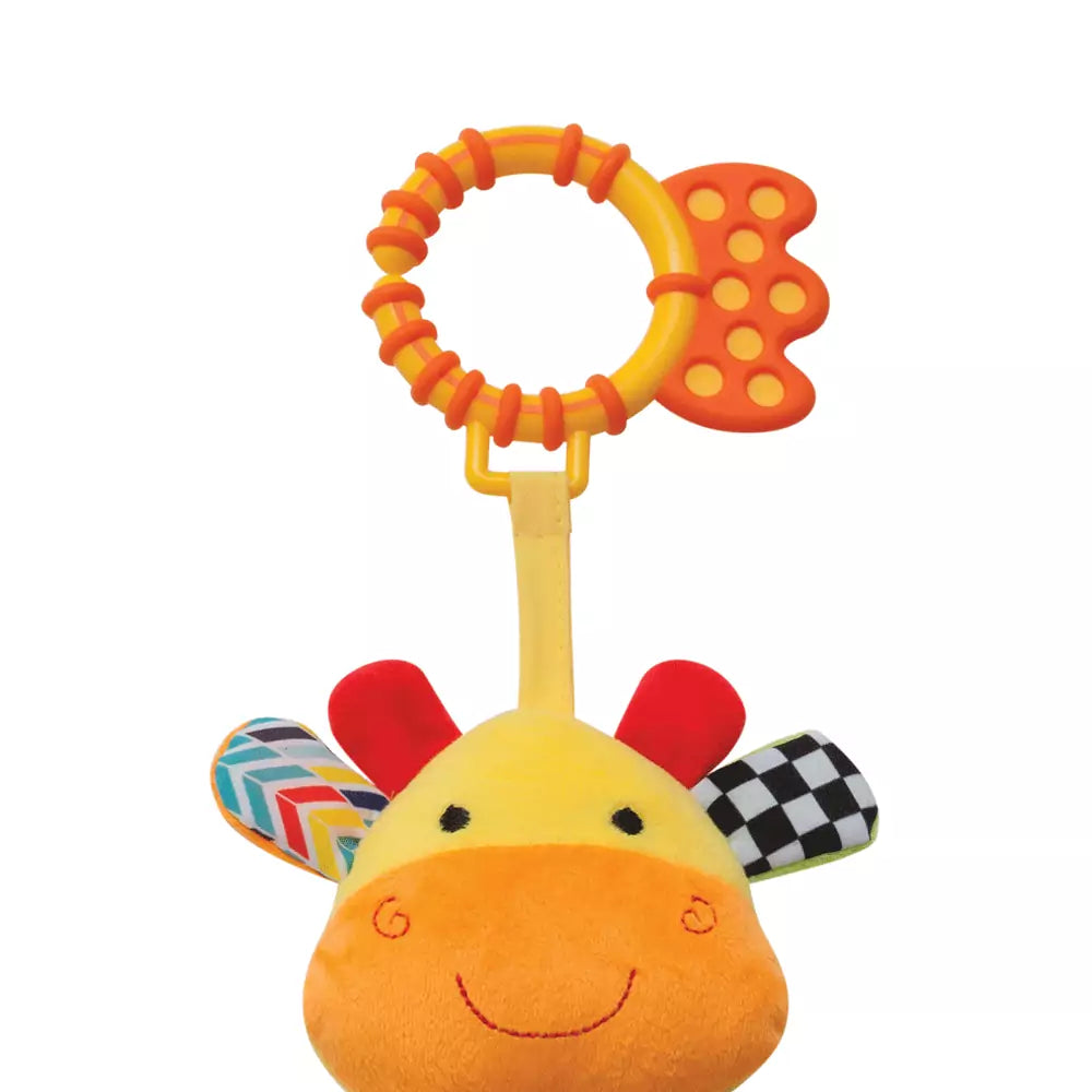 MOLA DE ATIVIDADES HAPPY ZOO GIRAFA BUBA PELÚCIA E MORDEDOR