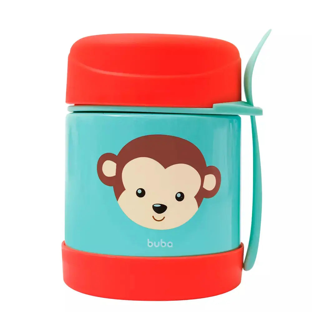 POTE TÉRMICO ANIMAL FUN MACACO BUBA LANCHEIRA