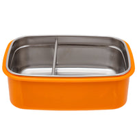 BENTO BOX INOX COM TRAVA E DIVISÓRIAS BUBAZOO LEÃO MARMITA POTE