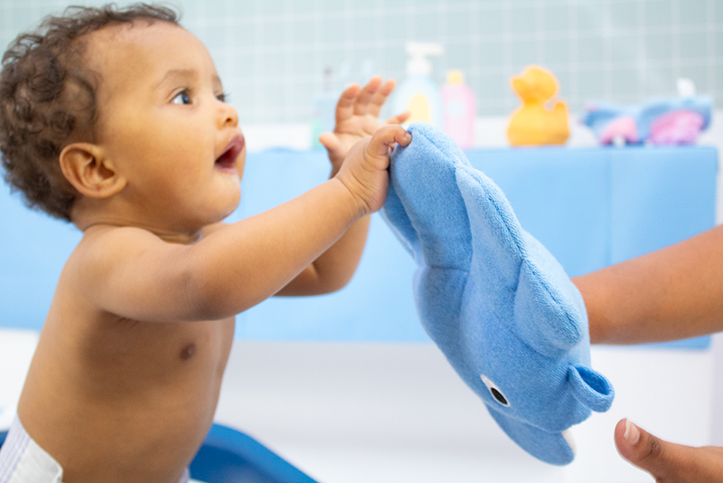 ESPONJA PARA BANHO INFANTIL - POLVO