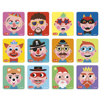 Livro Magnético Crazy Faces Meninos - 82 Peças