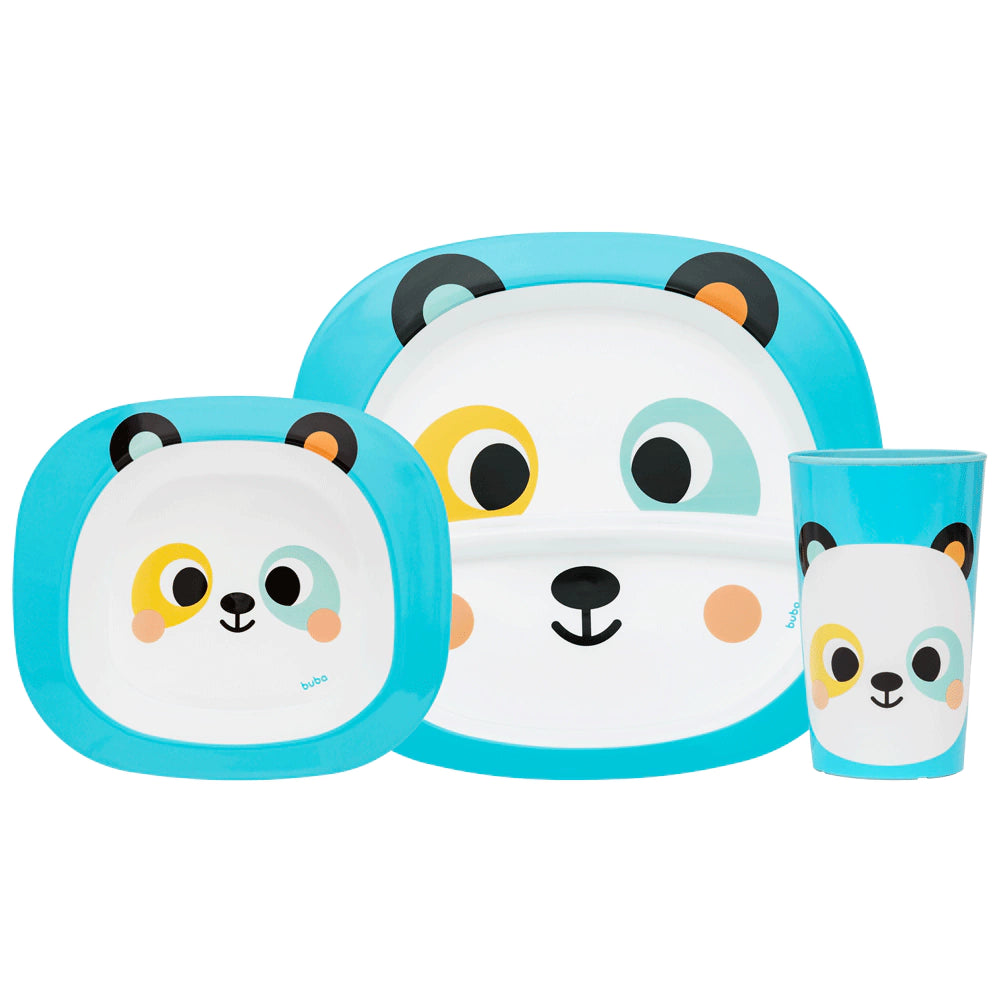 KIT REFEIÇÃO BUBAZOO PANDA COMPLETO ALIMENTAÇÃO