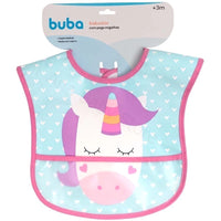 BABADOR COM BOLSO UNICÓRNIO