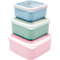 Kit 3 Porta Papinha para bebê Gumy Rosa - Buba