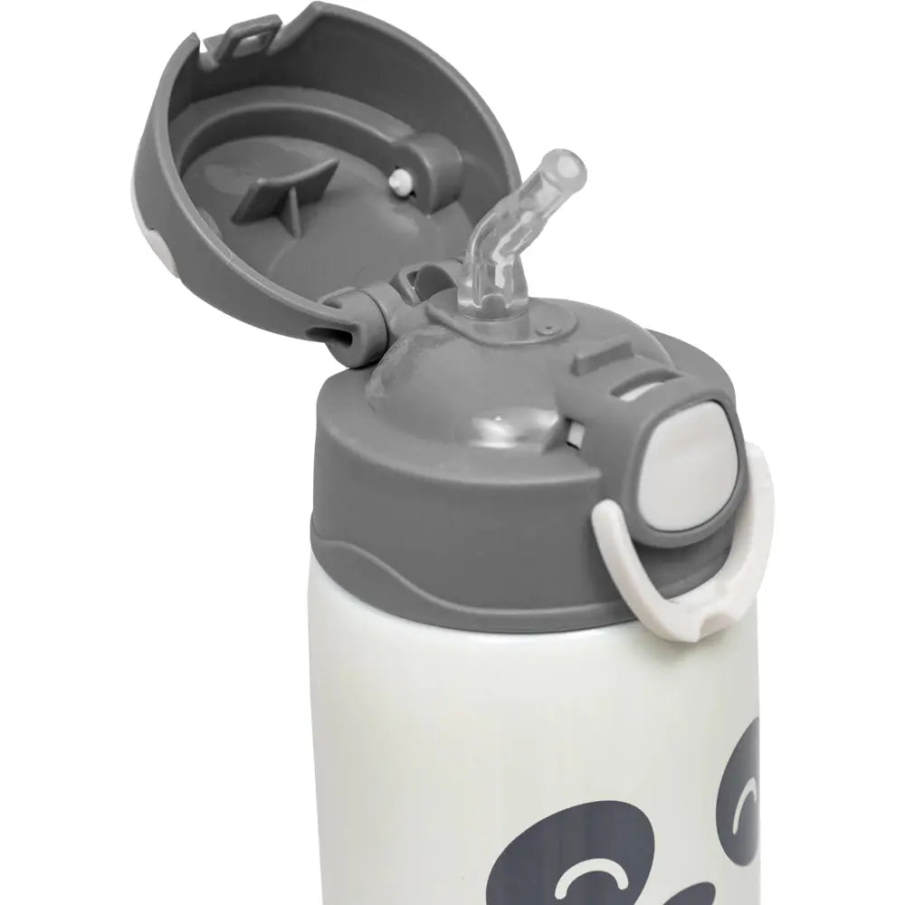 Garrafa Térmica Inox Parede Dupla 400ml Gumy Off White - Buba