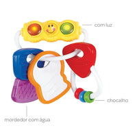 CHAVEIRO DE ATIVIDADE COM LUZ BUBA BRINQUEDO