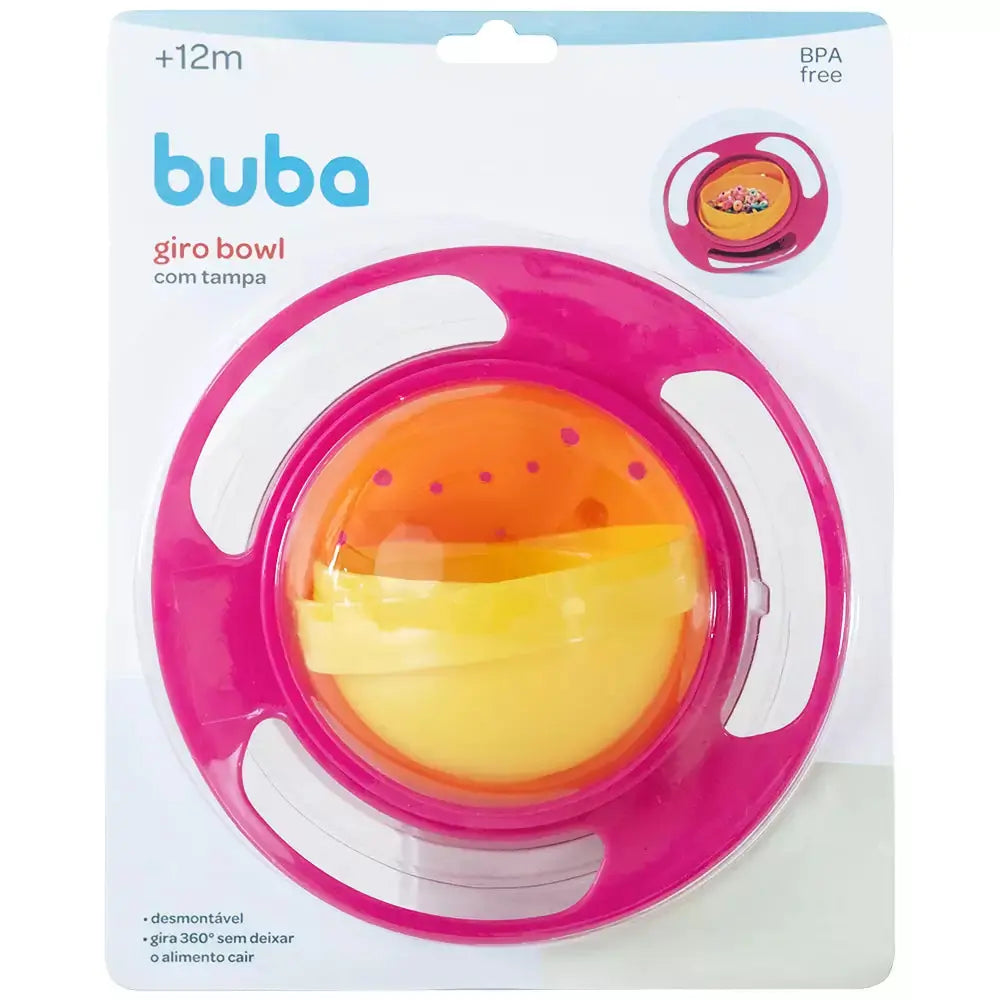 Prato Giro Bowl Rosa - Buba