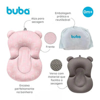 Almofada para Banho Ursinho Rosa (0m+) - Buba