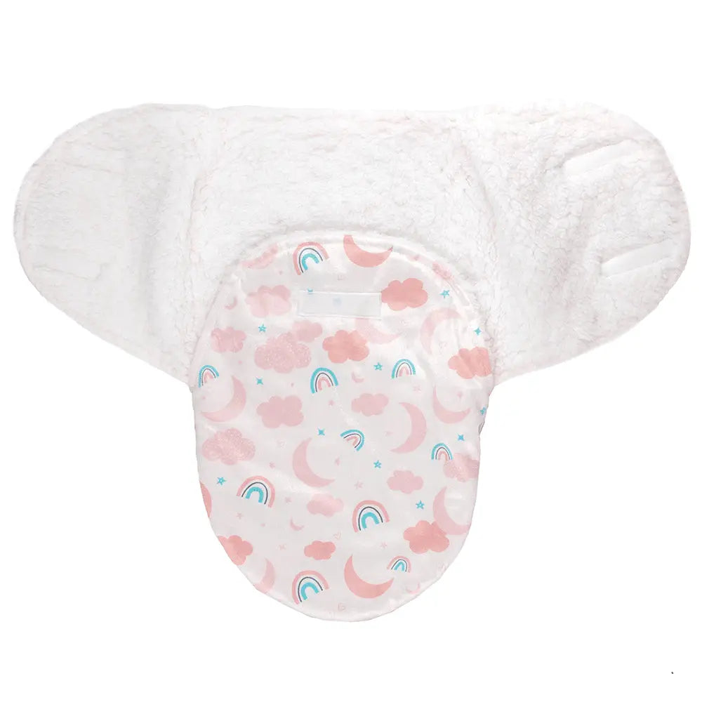 Cobertor de vestir para bebê Baby Super Soft Céu Rosa (0m+) - Buba