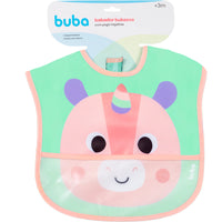 BABADOR COM BOLSO BUBAZOO UNICÓRNIO BABEIRO