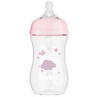 Mamadeira Anticólica Easy Flow Elefante Rosa 270ml - Buba