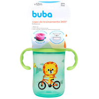 Copo 360° com Alça BubaZoo Leãozinho 300ml - Buba