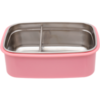 BENTO BOX INOX COM TRAVA E DIVISÓRIAS BUBAZOO UNICÓRNIO MARMITA POTE
