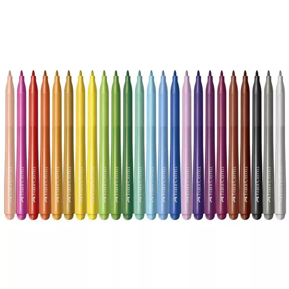Canetinha Colors 24 Cores Faber-Castell