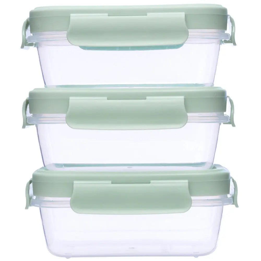 Kit 3 Potinhos Herméticos Verde 100ml - Buba