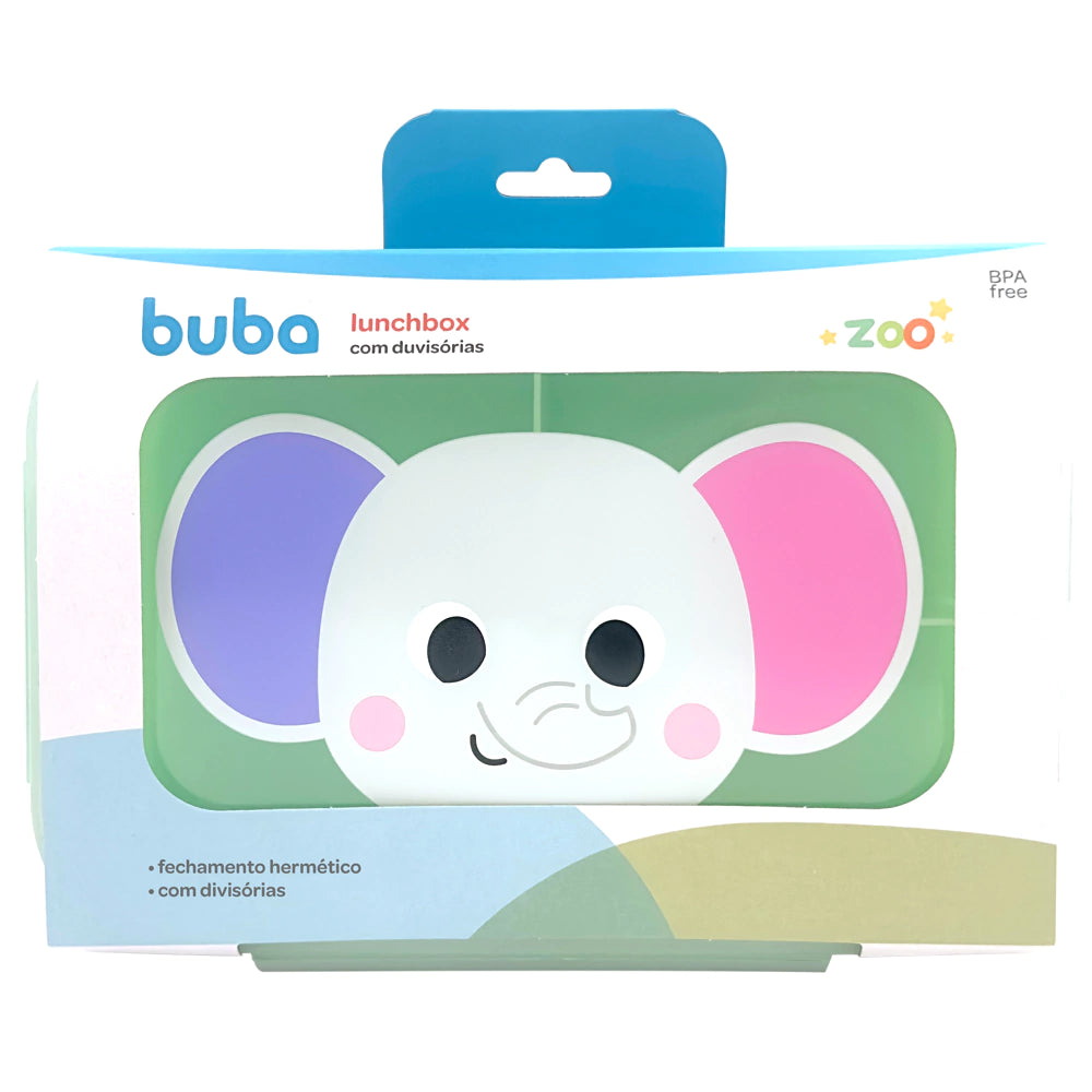 Pote Lunchbox Buba Zoo – Elefante