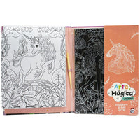 Livro de Colorir Arte Mágica Unicórnios - Happy Books