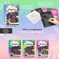 Livro de Colorir Arte Mágica Unicórnios - Happy Books