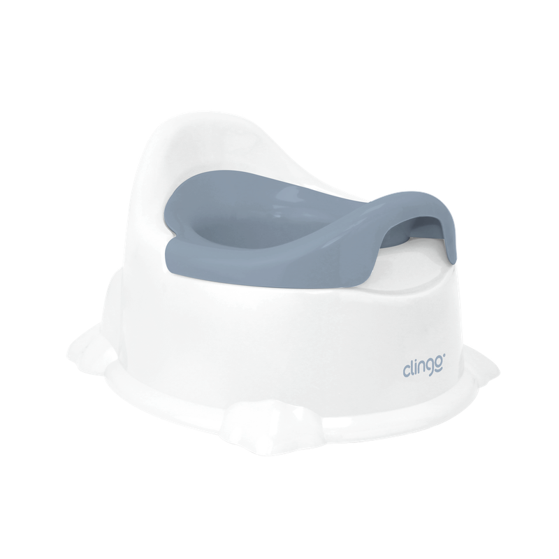 TRONINHO INFANTIL POTTY BRANCO AZUL