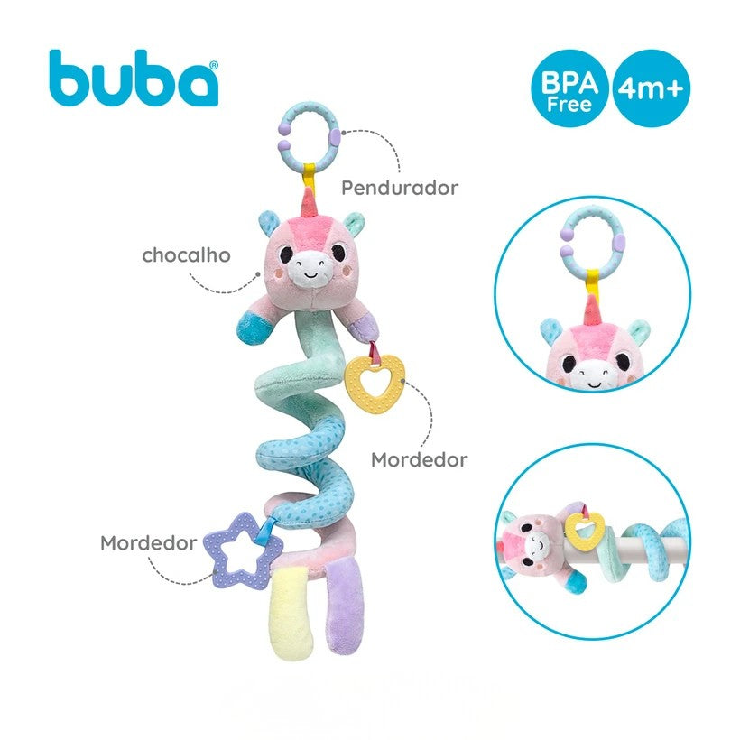 Unicórnio Atividades Mola BubaZoo - Buba