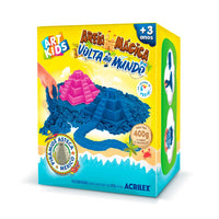 Brinquedo educativo Volta ao Mundo, ideal para crianças aprenderem e se divertirem explorando o planeta.