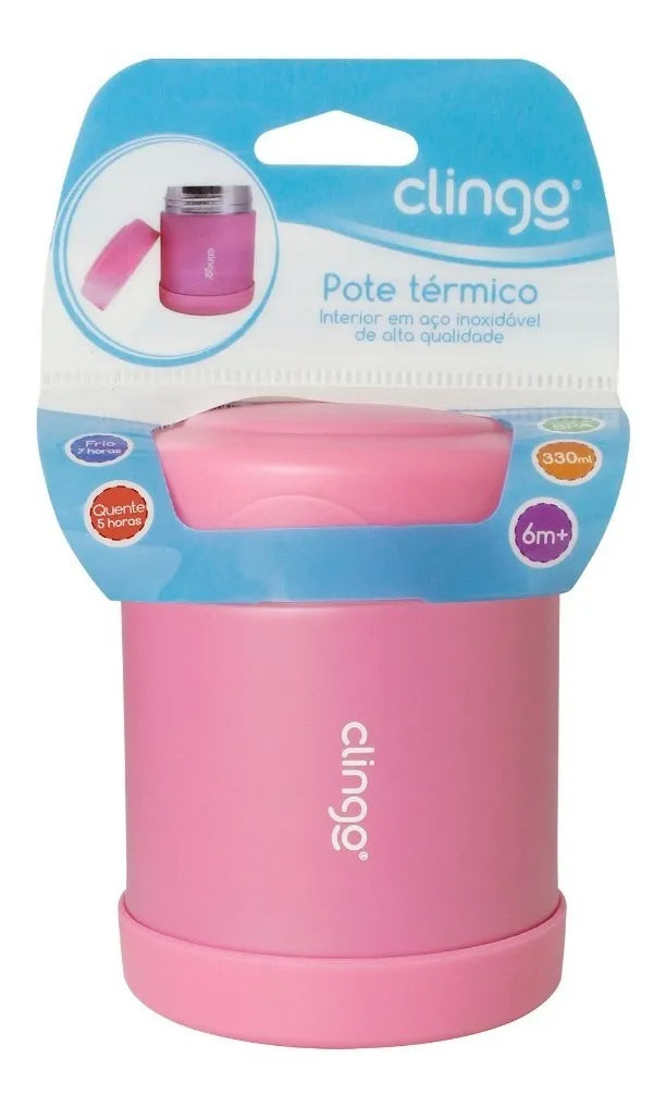 Pote Térmico Rosa- Clingo
