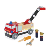 Caminhão de bombeiros com 45 peças brico kids – Janod