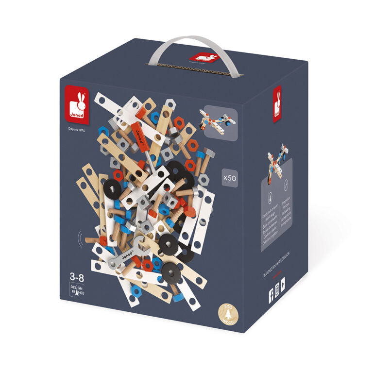 Pequeno engenheiro 50 peças brico kids – Janod