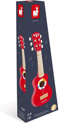 Meu primeiro violão vermelho confetti – Janod