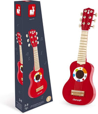 Meu primeiro violão vermelho confetti – Janod