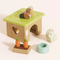 Conjunto de Animais de Estimação Coelhinho e Guiné