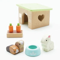 Conjunto de Animais de Estimação Coelhinho e Guiné