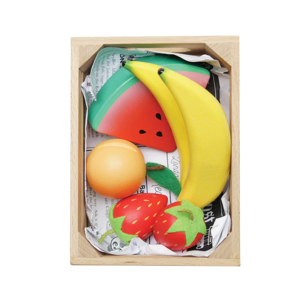 Caixa de Mercado de Madeira de Frutas Smoothie