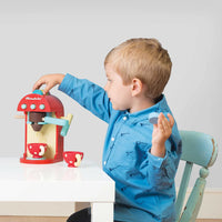Máquina de Café e Xícara de Brinquedo de Madeira - Le Toy Van